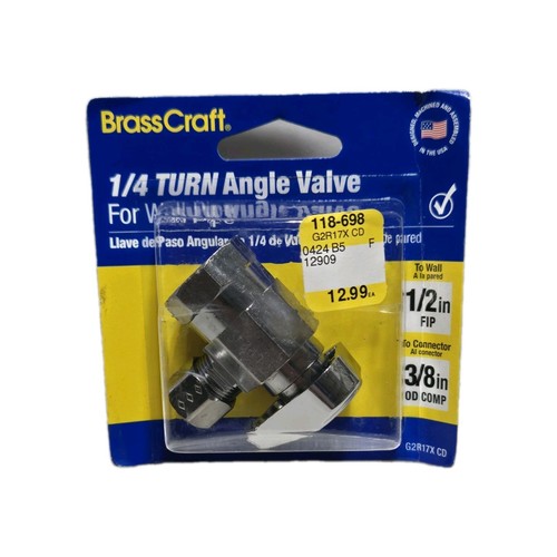 Brasscraft turn angel - 1/4,