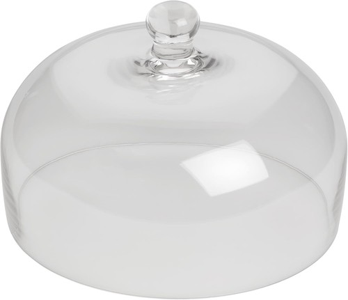 Large plain glass dome clear - large,