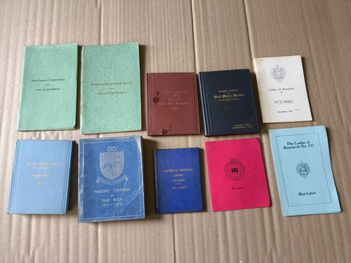 Vintage masonic books bye - masonic,