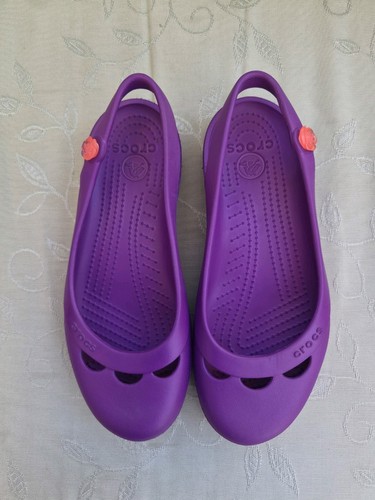 Crocs jayna purple slingback - crocs,