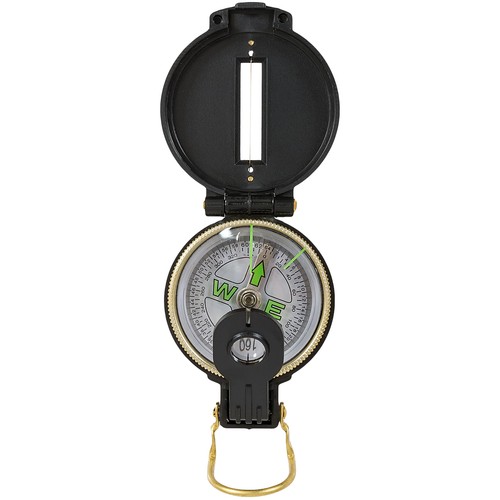Highlander lensatic compass - lensatic,