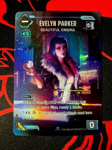 Cyberpunk tcg evelyn - tcg, parker
