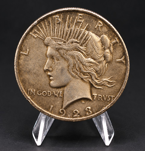 1923 usa peace dollar 90 - usa, 90%