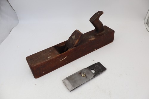 Vintage wooden jack fore plane - vintage,