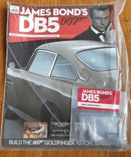 007 James Bond DB5 Aston Martin 1/8 Scale Kit Magazine #40 - Sealed - Eaglemoss