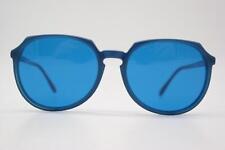 Vintage Sunglasses Silhouette 1087 Blue Silver Oval