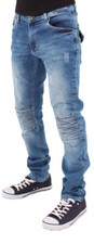 Denim King Men's Biker Frayed