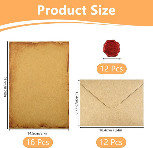 Pcs vintage writing - pcs,