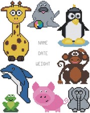 Baby Cross Stitch Kit Animal