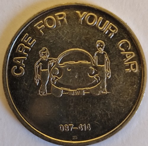 Car wash token valetmatic f - token,