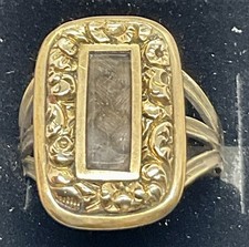 A Vintage 14k Gold Mourning