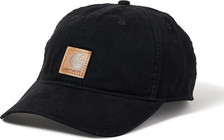 Carhartt Black Canvas Unisex One Size Adjustable Cap Odessa BRAND NEW ON SALE UK