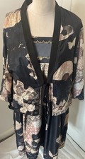 Black Japanese Style Kimono &