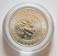 1oz JM Bullion Round .999 Pure