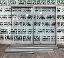 SLIDING ALUMINIUM SILVER DOORS