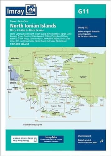 Imray chart g11 north ionian - g11:,