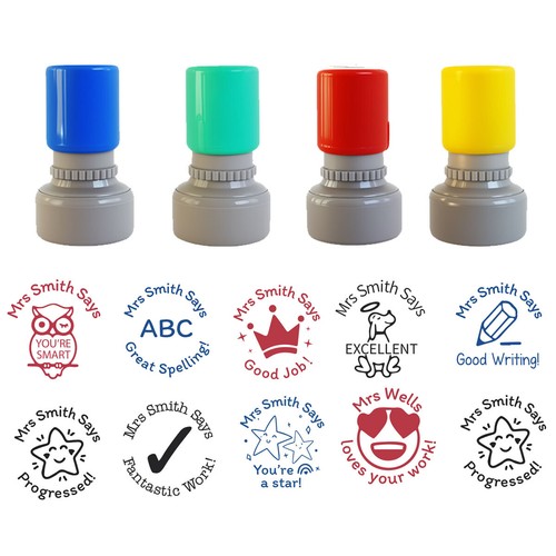 Personalised self inking stamp - personalised,