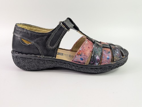 Loretta leather closed toe - leather,