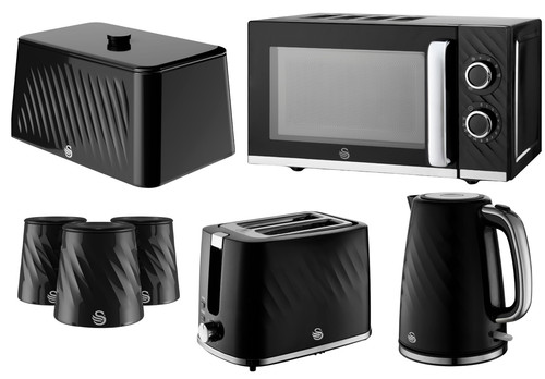 Swan windsor black kettle - swan,