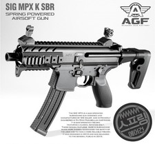 AcademyKorea SIG MPX KSBR  FullSize Airsoft-Pistol-Rifle BBGun BB Replica Toy