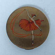 Vintage Stratton Ballerina Powder Compact