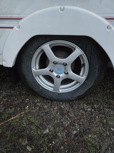 Caravan lunar aluminium - aluminium, stud
