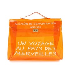 HERMES Kelly Vinyl Hand Bag