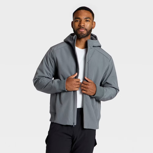 Men soft shell fleece jacket - men,