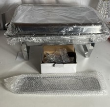 Chafing Dish Buffet Set 9L Chafer 1 Full And 2 Half Size Food Warmer Pans
