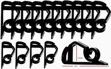 50Pk Large Black Gutter Hooks