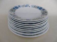 Wedgwood Bone China "Clementine" 9.1" Diameter Salad Plates, Set of 9.