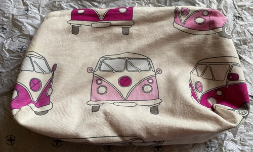 Fabric zip bag makeup - vw, up
