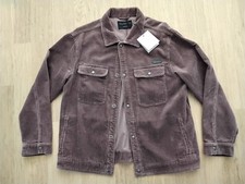 Allsaints BNWT Castleford Jacket Chestnut Brown Cord M Relaxed fit RRP £169.00