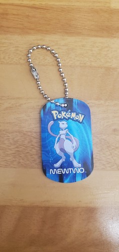 Pokemon metal tags mewtwo 150 - tags, #150