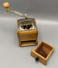RARER ORIGINAL ZASSENHAUS MANUAL COFFEE GRINDER WITH DRAWER & STAMPED HANDLE