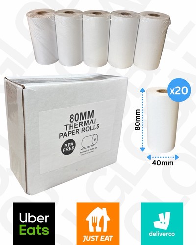 Thermal till rolls - thermal, 80x40