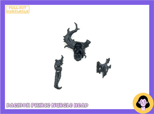 Daemon prince nurgle head - prince,