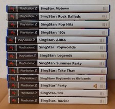 PS2 SingStar Game Bundle Job