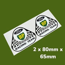 BP Racing Team Race Vintage Classic Racing Vinyl Sticker Ford Winner Rally Uk ##