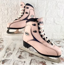 Ladies Girls Roces Pale Pink Figure Ice Skates Size UK 4 EU 38 Read Description