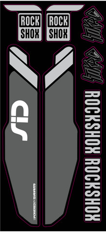 Mtb stickers fork rockshox - stickers,