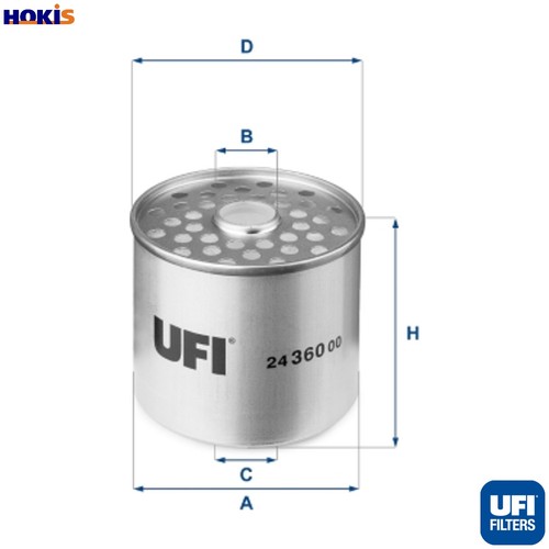 Fuel filter 360 for - filter, 24.360.00
