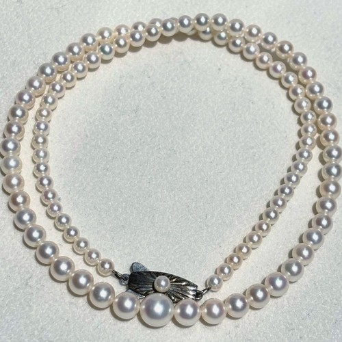 Mikimoto akoya pearl necklace - mikimoto,