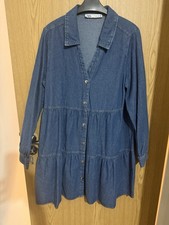 Zara Denim Dress In large