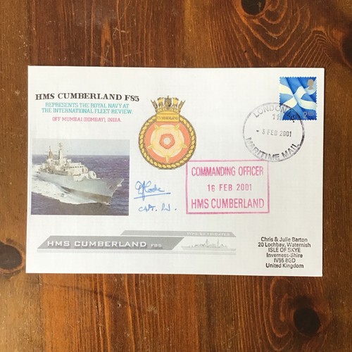Hms cumberland signed - hms,