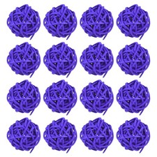 16 Pcs Wicker Rattan Balls 1.2
