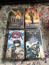 Anime VHS Bundle - Akira, Battle Angel Alita, Macross Plus Part 1, Guyver