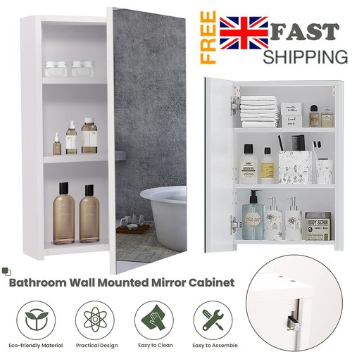 Single door bathroom mirror - bathroom,