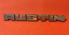 AUSTIN MORRIS - VINTAGE METAL CAR BADGE / EMBLEM 167 X 18 MM