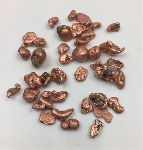 Copper nuggets various sizes - nuggets,